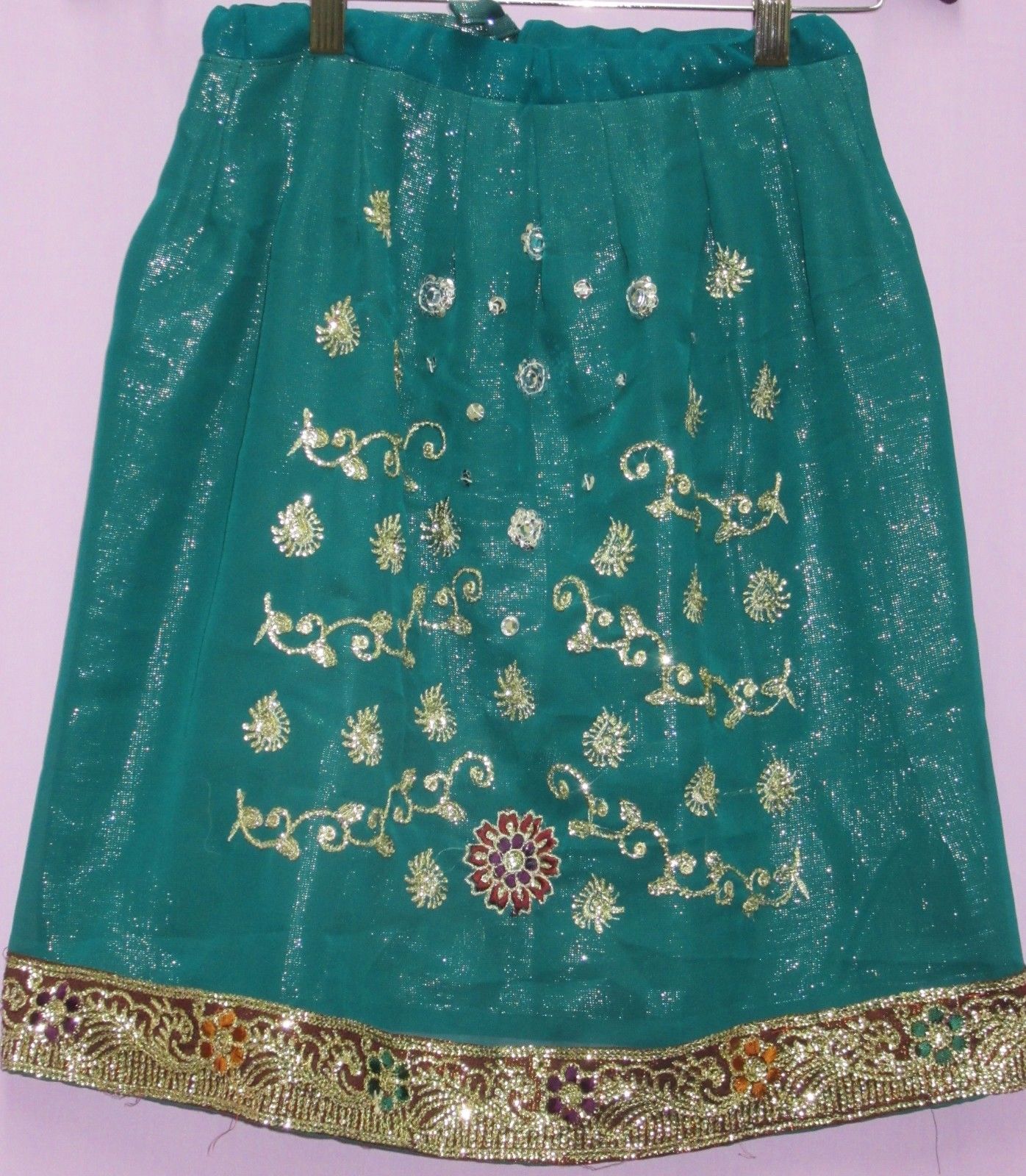 green lehenga choli dupatta